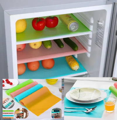 סט 4 יחידות מדפי מקרר אנטיבקטריאליות חסינות לחות