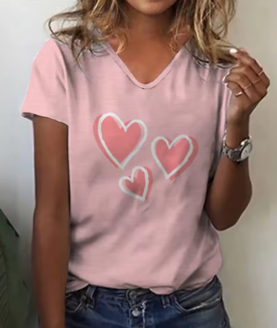 חולצות בייסיק צווארון V