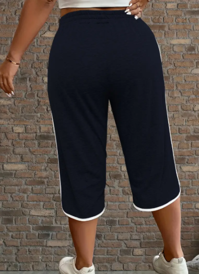 מ-ב-צ-ע -XL מכנסי בייסיק בדגם 3/4 נוח וקיצי