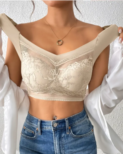חזיות גוזיה תחרה נוחות בתמיכה מקסימלית