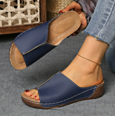 אפור - כפכפי נוחות מהממות עוטפות את הרגל